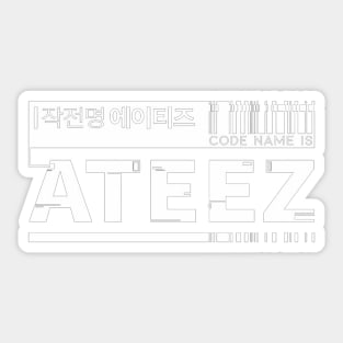 CODE ATEEZ Sticker